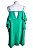 Vestido Animale Curto Verde Seda - Imagem 6