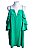 Vestido Animale Curto Verde Seda - Imagem 5