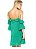Vestido Animale Curto Verde Seda - Imagem 4