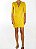 Vestido Curto Ateen Envelope Amarelo Mangas 3/4 - Imagem 1
