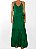 Vestido Longo Ateen Verde Faixa Seda - Imagem 1