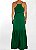 Vestido Longo Ateen Verde Faixa Seda - Imagem 3