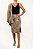Conjunto Mixed Prata Saia Lápis Fenda Lateral + Blazer Ombreiras - Imagem 3