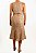 Conjunto TVZ Saia Midi + Cropped Babado Tela e Bordado Nude - Imagem 5