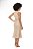 Conjunto TVZ Saia Midi + Cropped Babado Tela e Bordado Nude - Imagem 2