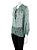 Blusa Ateen Azul Estampada de Seda - Imagem 5