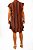 Vestido Mixed Listras Preto e Laranja - Imagem 2