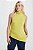 Blusa Animale Amarela Gola Alta - Imagem 1