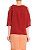 Blusa Mixed Terracota Detalhes Ombros - Imagem 2