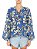 Blusa Animale Azul e Amarela Estampada - Imagem 2