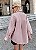 Camisa Zara Rosa Lã Botões Prata - Imagem 5