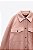 Camisa Zara Rosa Lã Botões Prata - Imagem 2