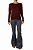 Blusa Eva Vinho Knit Tricot - Imagem 1