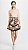 Saia Alice + Olivia Floral Fundo Preto - Imagem 1