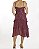 Vestido Ateen Roxo Fios Dourados - Imagem 4