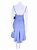 Vestido Cris Barros Azul Claro Alça - Imagem 3