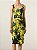 Vestido Dolce Gabbana Preto e Amarelo Crepe Floral - Imagem 2