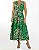 Vestido Eva Verde Estampado Onça - Imagem 1