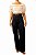 Blusa Farm Branca Linho Cropped Manga Bufante - Imagem 1