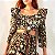 Blusa Farm Floral Cropped Babado Ombro Fundo Azul - Imagem 2