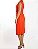 Vestido Fendi Laranja Seda - Imagem 2