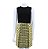 Vestido Fendi Preto e Amarelo Seda - Imagem 4