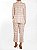 Conjunto Iorane Calça + Blazer Rosa Claro e Branco Pied Coq - Imagem 11