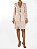 Conjunto Iorane Saia + Blazer Rosa Claro e Branco Pied Coq - Imagem 1