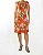 Vestido Le Lis Blanc Laranja Linho Floral - Imagem 1