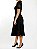 Vestido Litt Preto Rodado Renda - Imagem 2