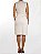 Vestido Pedro Lourenço Branco Crepe - Imagem 3