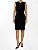 Vestido Versace Preto Botões Dourados - Imagem 1
