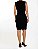 Vestido Versace Preto Botões Dourados - Imagem 3