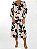 Conjunto Souq Blusa + Saia Estampa Preta e Branca Floral - Imagem 5