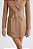 Blazer Alongado Zara Bege com Cinto - Imagem 4