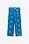 Calça Zara Azul Bordado Branco - Imagem 7