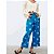 Calça Zara Azul Bordado Branco - Imagem 5