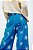 Calça Zara Azul Bordado Branco - Imagem 6