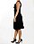 Vestido Zara Preto Botões Strass Tweed - Imagem 2