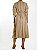 Vestido Zara Bege Listras Linho - Imagem 3