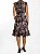Vestido Carolina Herrera Roxo e Bege - Imagem 3