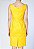 Vestido Andrea Marques Modelo Elegance Amarelo - Imagem 4