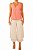 Blusa Rosa com Listras Brancas Alça - Imagem 1