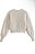 Cropped Zara Offwhite Lã trançada - Imagem 6