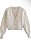 Cropped Zara Offwhite Lã trançada - Imagem 2