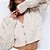 Cropped Zara Offwhite Lã trançada - Imagem 1
