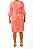 Vestido Curto Le Lis Blanc Estampado Rosa e Vermelho - Imagem 4