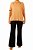 Blusa Mixed Bege com Detalhe no Colo - Imagem 1
