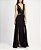Vestido BCBG Maxazria Preto e Bege Seda Renda - Imagem 4