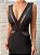Vestido BCBG Maxazria Preto e Bege Seda Renda - Imagem 7